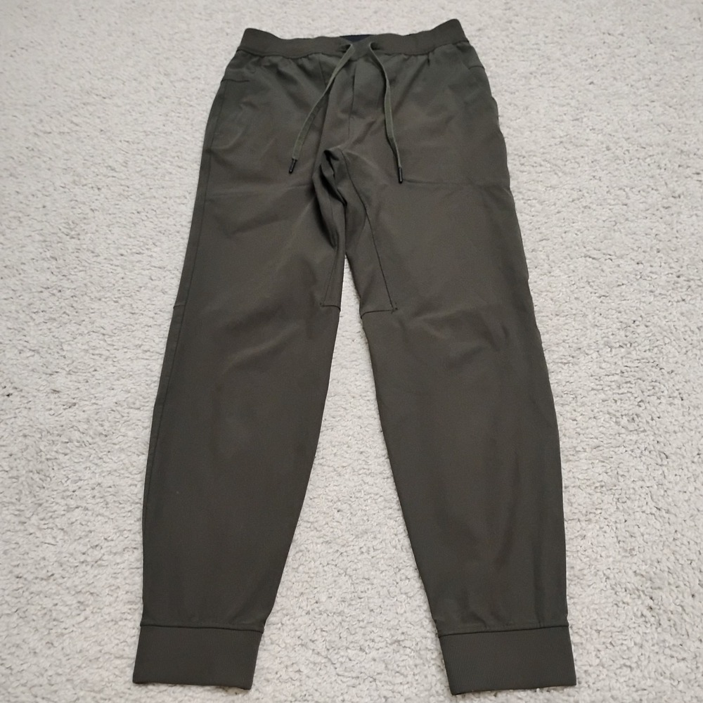 Lululemon Joggers Mens Medium Green ABC Performance Training Running Runner Gym